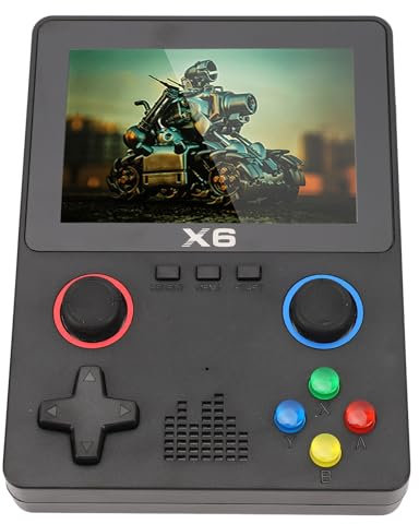 Console di Gioco Portatile, Console di Gioco retrò con Display a Colori IPS HD da 3,5 Pollici, Supporta Due Giocatori, Doppio Joystick, 11 Sistemi di Emulazione retrò, Batteria