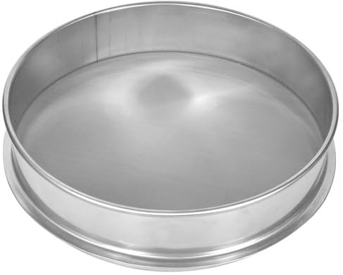 Flour Sieve 20 cm, 150 Mesh Flour Round Stainless Steel Sieve, Fine Professional Flour Sieve, Fine Mesh Kitchen Sieve for Draining Rice Cereals Fruits Vegetables