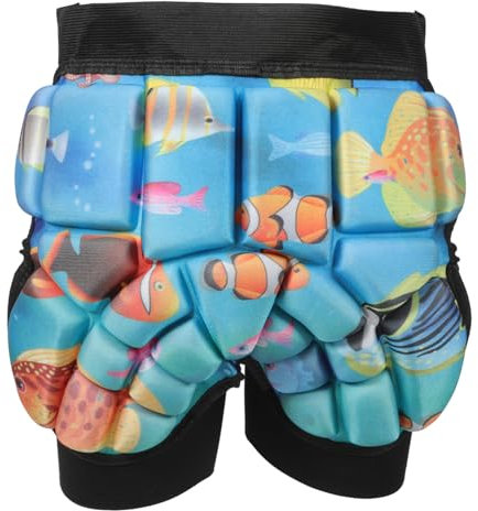 WESIEVYA Inliner Kinder Inline - Skates Kinder Skischutz Hüftpolster Für Skating Gepolsterte Schutzhose Für Zum Skifahren Skaten Und Snowboarden Robustes Und Bequemes Material