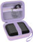 Grapsa Case Compatible with TP-Link Ultra-Portable Wi-Fi 6 AX1500 Travel Router, Storage Holder for TL-WR1502X Portable WiFi Hotspot for Travel, Ethernet Cable Network Adapter (Box Only) (Purple)