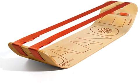 GIBBON SlackBoard, Balance Board Kids & Adults, Slackline Balance Trainer | 1 & 2 Line Options, Slack Board, Core Workout Equipment, Home Gym Training, Standing Desk Exercise, Yoga, Agility, Pilates