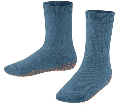 FALKE Unisex Kinder Stoppersocken Catspads K Hp Baumwolle rutschhemmende Noppen 1 Paar, Türkis Petrol 6795, 35-38