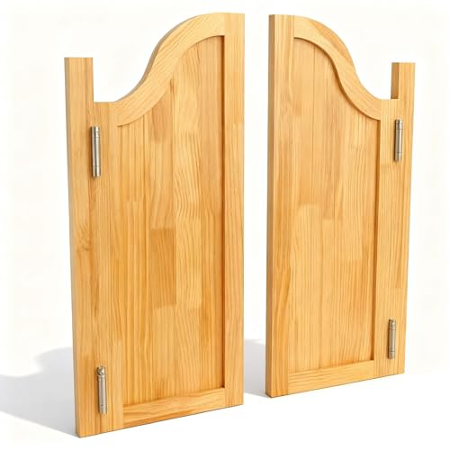 Saloontür 800x900 mm, Schwingtür mit Scharnieren & Beschlagsatz, Innenschwingtüren for Flur, Küche, Bar, Pub, Eingang
