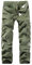 LaoZan Cargohose Herren Freizeithose Kampfhose Arbeitshose Mehrere Tasche Gras Armee-Grün 28