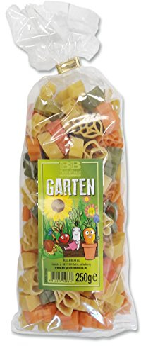 Bull & Bear bunte Blumen Nudeln 250g, Motivnudeln aus Hartweizengrieß, handgefertigt in deutscher Manufaktur, Pasta Geschenk