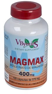 Nutricosmetics - V.byotic Bisglicinato De Magnesio 400 Mg 120 Comprimidos