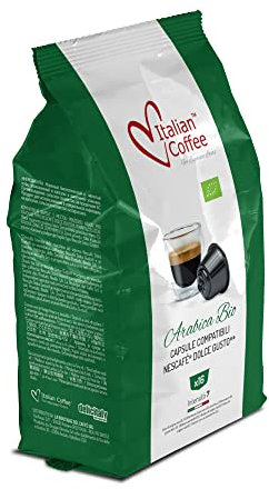 Italian Coffee Capsules Compatible with Nescafe Dolce Gusto Machines, Espresso pods (5, Arabica)