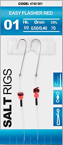 Spro Brandungsvorfach 01 Salt Rig Easy Flasher RED