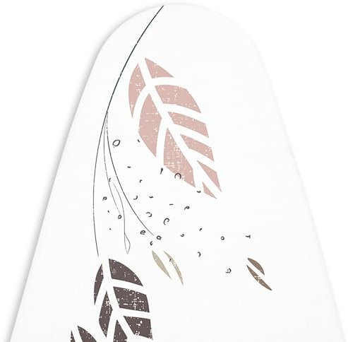 Encasa XO Housse Table à Repasser Luxury Line avec Rembourrage Extra épais (Convient aux Planches Standard de Medium de 112x34 cm) Autumn Leaf - pour Home & Hotel