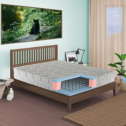 Geemma s.r.l. Orthopädische Federkernmatratze aus Bonn-Stahl und Waterfoam, Rigido H23 cm, Bezug SFODERABILE komplett antiallergisch - STARH23, abnehmbar Einzeln oder Maßangaben. 160x190cm