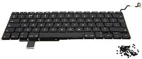 MMOBIEL Ricambio tastiera qwerty versione UK compatibile con MacBook Pro A1286 15” 2008-2012
