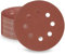 LESNIC 800 Grit Sanding Discs 50pcs, 125mm Sanding Discs 5 inches 8 Holes Fibre Backed Abrasive Discs Hook & Loop for Orbit Orbital Sanders and All Oscillating Tools