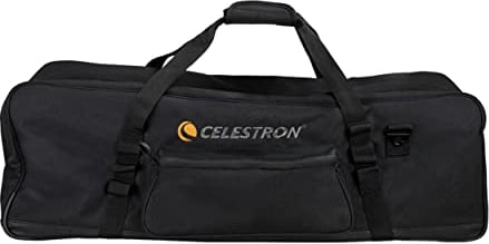 Celestron 94028 34” Bolsa para trípode – Estuche para Almacenamiento y Transporte del trípode y Accesorios con Compartimentos Interiores Acolchados Ajustables y Bolsa Adicional para Accesorios, Negro