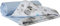Medi Partners Babydecke Baby Decke Neugeborenen - Kuscheldecke Geschenk Babydecken 75x100cm für Kleinkinder Mädchen Krabbeldecke Kinderbett Kinderwagen 100% Baumwolle (Teddybär mit hellblauen Waffel)