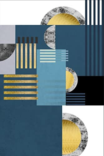 MANI TEXTILE - Teppich Jodhpurblau, Maße – 120 x 180 cm