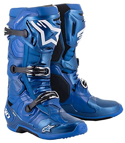 Alpinestars 2010020-713-12, Stivali da Motocicletta Uomo, Blu E Nero, 44.5 EU