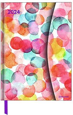 Watercolours 2024 - Diary - Buchkalender - Taschenkalender - 16x22: Magneto Diary