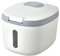 PYNQ 5Kg Seau de Riz Scellé Distributeur de Riz Insecte éTanche à L'Humidité Conteneur de Stockage de Riz Scellé BoîTe de Rangement de Grain Gris