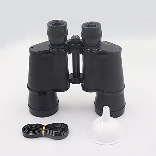 DEAUVIOR 500ml/17oz Binoculars Telescope Hip Flask Portable Outdoor Travel Water Bottle with Funnel and Shoulder Strap Creative Hidden Alcohol Whisky Flask for Men Gift (500ml/17oz)