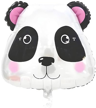 Folienballon Tier, Panda Design, ca. 49 * 55 cm - Perfekt für Kindergeburtstage, Partys, Dekorationen, Feiern, Veranstaltungen, Geschenke, Überraschungen, Spielzeug, Spaß und Freude