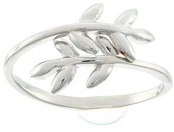 Beneto Ring Silver Leg Ring with Leaves AGGF496 sBE1144 Marke, Estándar, Nicht-Edelmetall, Kein Edelstein