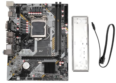 ATX-Gaming-Motherboard, B250 225 X 175 Mm DDR4 PCIe X16 Gen 3.0 4K HD SATA3.0 USB3.0 LGA 1151 Gigabit LAN-Karte für B250 HDMI VGA M.2 Computer-Motherboard