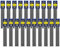 GZDAOXIA 240 Stück Bleistiftminen 0,7 mm HB,Bruchsichere Minenersatz,bruchfeste Minen,Bruchfeste HB Bleistiftminen,für Druckbleistifte Schreiben,Zeichnen,Hausaufgaben(0.7)