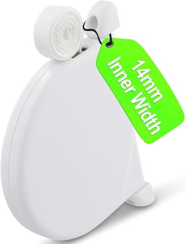 Enrouleur de Sangle Pivotant pour Volet Roulant - 14mm Largeur - Espacement des Trous de vis 145 mm avec Cordon de Volet Roulant Blanc