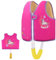 OSHYLE Schwimmweste für Kinder, Kleinkinder, Schwimmflügel, Weste mit Sicherheitsgurt, Auftriebshilfe (Rosa, M(3-6))
