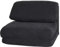 Mendler Schlafsessel HWC-E68, Schlafsofa Funktionssessel Klappsessel Relaxsessel, Stoff/Textil - dunkelgrau