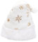 Baoblaze Weihnachtsmann Mütze Wintermütze Weihnachtsfeier Zubehör Festliche Weihnachtsmütze, Silber