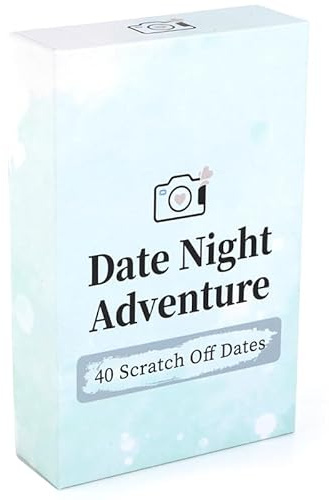Date Night Adventure 40 Rubbeldatum für Paare Romantisches Jubiläum und Hochzeitsgeschenk Lustiges abenteuerliches Kartenspiel