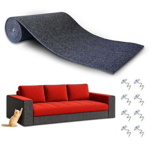 Llaandes Protector Sofa Gatos Arañazo 300cm x 40cm, Alfombra Rascador, Protector Sofa Gatos, Rascador para Gato Sofa, Cat Scratcher, DIY