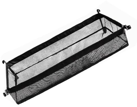 CHICIRIS Large BBQ Mesh Bag Foldable Camping Storage Organizer with Hook for Tripods, Spoons, Forks and Tools (L)