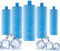 Boîte à Quartz glace réfrigérateur | 5PC Blocs congélation packs glace | Packs ventilateur climatiseur réutilisables pour boîtes cool | Portable Ices bloque cube pour sacs frais, pique-niques