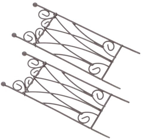 VICASKY 2stücke Pflanzenstützstab Aus Eisen Für Kletterpflanzen Kleines Rankgitter Für Topfpflanzen Mini-pflanzenrankgitter Zum Selbermachen Rankhilfe Für Zimmerpflanzen