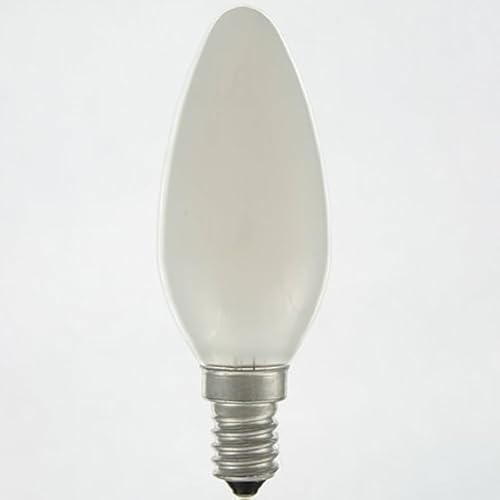 10 Pack 40w Opal Candle SES E14 Small Edison Screw Cap Light Bulbs