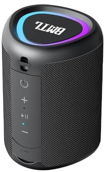 xdobo Try&GO Killer Portable Bluetooth Speaker, Deep Bass, 10 Hours Playtime, Type-C Fast Charging, Small Travel Speaker for Home, Outdoor, and Backpack