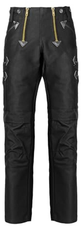 tommit Zunfthose Herren schwarz, Doppelpilot Schornsteinfegerhose mit Cordura Knietaschen, Dachdeckerhose mit Keil im Schritt, Arbeitshose mit 7 Taschen, 6 Hosenträgerknöpfe