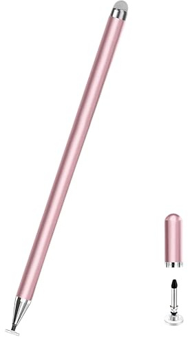 Tab A9 Stylus Pen für Samsung Galaxy Tab A9+ / A9 / A8 / A7 / A7 Lite, High Sensitivity & Precision Capacitive Pencil for iPad/iPhone/Fire HD/Surface/Xiaomi/Lenovo All Touch Devices (Rosa)