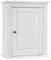 SoBuy® FRG203-W Hängeschrank mit Einer Tür Wandschrank Badschrank Badmöbel Küchenschrank Medizinschrank Weiß BHT ca: 40x49x18cm