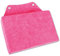 Arsvita Badewannen-Kissen mit Saugnäpfen, weicher Bezug in vielen Farben und Größen, Komfort Badekissen (16 x 25cm - Wellness Ausführung in der Farbe: pink)