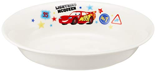 金正陶器(Kaneshotouki) Disney Pixar Cars 707133 Friends Curry Plate, 7.1 inches (18 cm), White