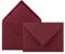 100x Brief-Umschläge in Weihnachts-Rot - 80 g/m² - Kuverts in DIN B6 Format 12,5 x 17,6 cm - Nassklebung ohne Fenster