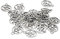 MagiDeal 30pcs Bijoux Pendentif Breloques Forme de Om Yoga Pendentif de Boucle D'oreille Charmes Résultat de Bijoux Collier Bracelet