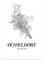 JUNIWORDS Stadtposter - Wähle Deine Stadt - Düsseldorf - 21 x 30 cm Poster - Schrift A - Weiß