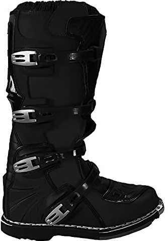 Stivali per moto da cross enduro fuoristrada quad (39 EU, Nero)