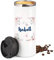 GRAZDesign Kaffeebecher to go mit Namen Thermobecher auslaufsicher & warmhaltend, Coffee Becher, hält 4h heiss, personalisiertes Geschenk, Edelstahl 350ml Rosa Blumen