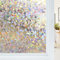 Haton Fensterfolie Blickdicht, Fensterfolie Selbsthaftend Bunt Sichtschutzfolie Fenster, 3D Regenbogen Klebefolie Fenster,ohne Klebstoff UV-Schutz Glasfolie für Wohnzimmer Küche, 90 x 300cm