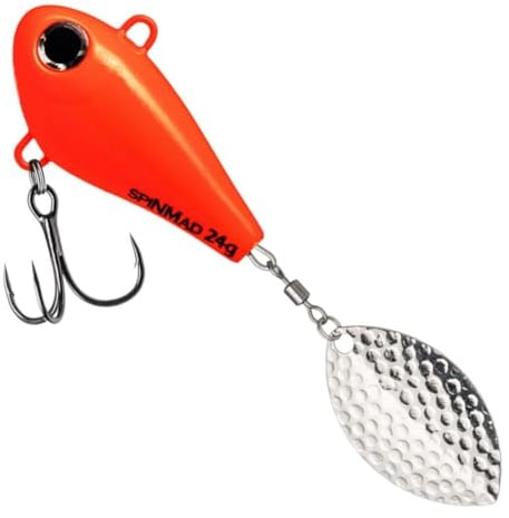 SpinMad Jigmaster 24g Jig Spinner - Bleikopfspinner, Farbe Lieblingsköder:Möhrchen